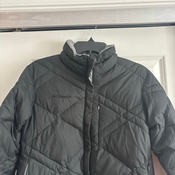 Columbia Women’s Down Puffer Jacket Sz S Black - Picture 2 of 10